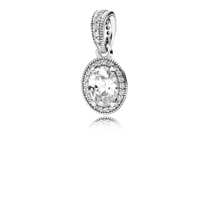 (imagine pentru) Eleganţă vintage - 396246CZ - Coliere şi pandantive PANDORA