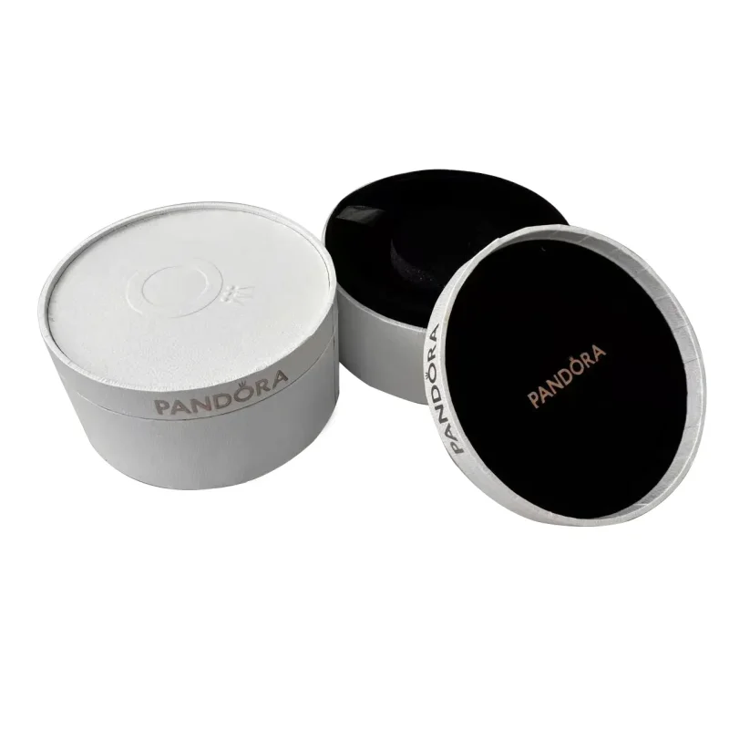 (imagine pentru) Cutie de călătorie din piele artificială Pandora White Circle - PG_003 - Vizualizare 2