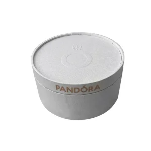 Cutie de călătorie din piele artificială Pandora White Circle - PG_003 (imagine pentru) Cutie de călătorie din piele artificială Pandora White Circle - PG_003