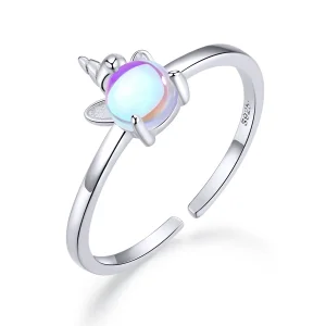(imagine pentru) Deschide inele Unicorn Fancy din argint - SCR642