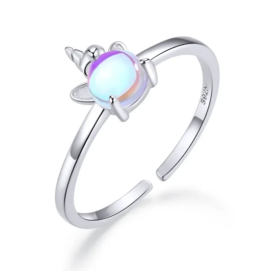 (imagine pentru) Deschide inele Unicorn Fancy din argint - SCR642