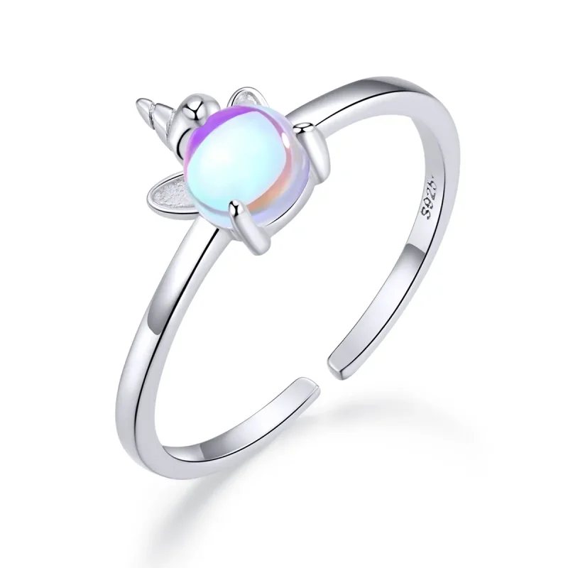 (imagine pentru) Deschide inele Unicorn Fancy din argint - SCR642