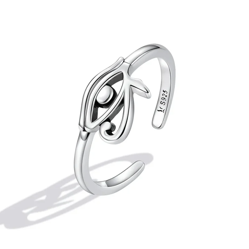 (imagine pentru) Inel deschis de stil Pandora cu simbolul Ochiului lui Horus - SCR801 - Vizualizare 2