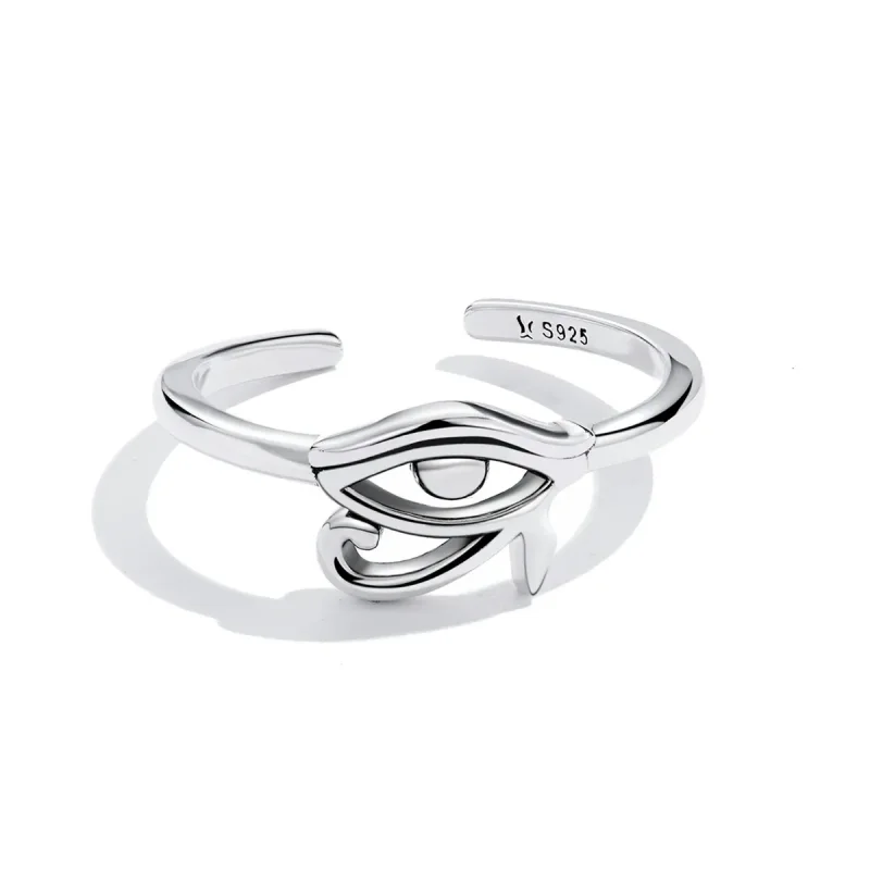(imagine pentru) Inel deschis de stil Pandora cu simbolul Ochiului lui Horus - SCR801 - Vizualizare 3