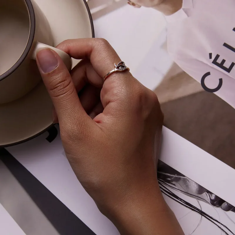 (imagine pentru) Inel deschis de stil Pandora cu simbolul Ochiului lui Horus - SCR801 - Vizualizare 5