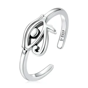 (imagine pentru) Inel deschis de stil Pandora cu simbolul Ochiului lui Horus - SCR801