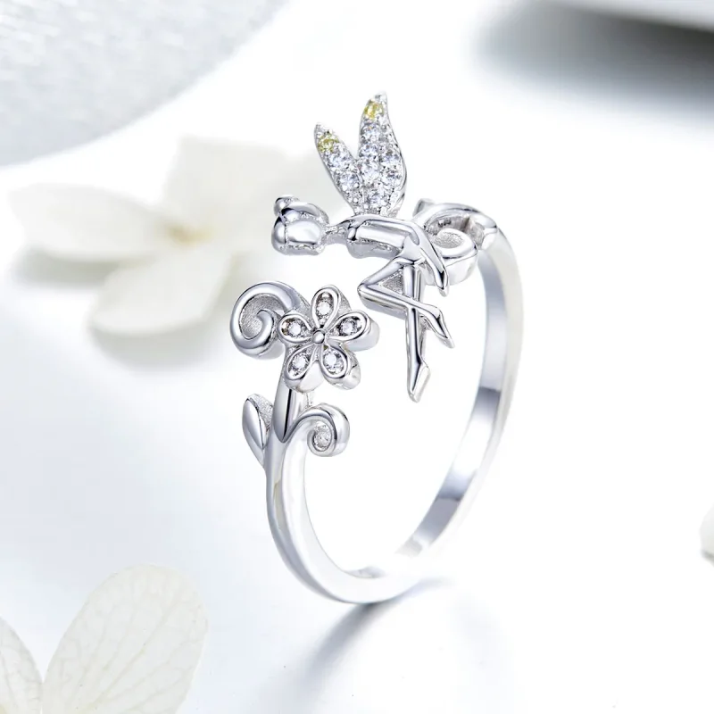 (imagine pentru) Inel deschis de stil Pandora, inspirat de spiritul primăverii - BSR025 - Vizualizare 2