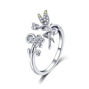 (imagine pentru) Inel deschis de stil Pandora, inspirat de spiritul primăverii - BSR025