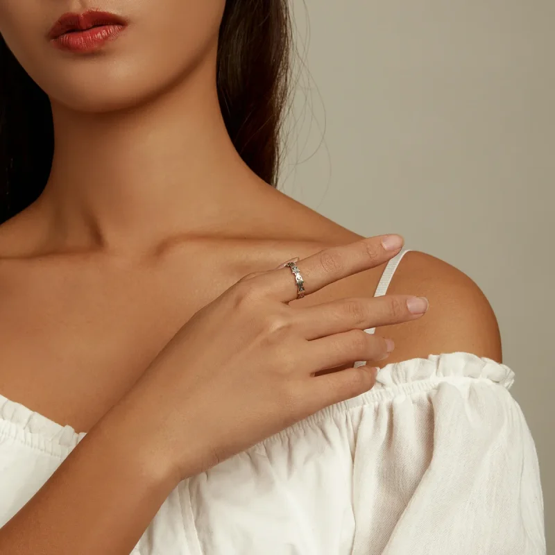 (imagine pentru) Inel deschis în stil Pandora cu Mâna lui Fatima - BSR237 - Vizualizare 9