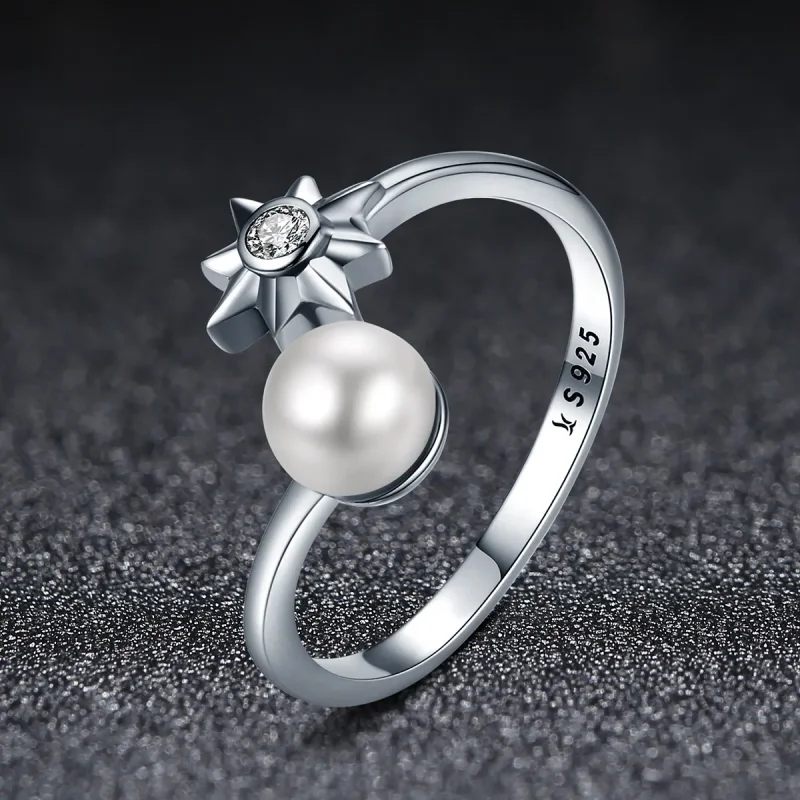 (imagine pentru) Inel deschis stil Pandora Blooming Moment - VSR099 - Vizualizare 2