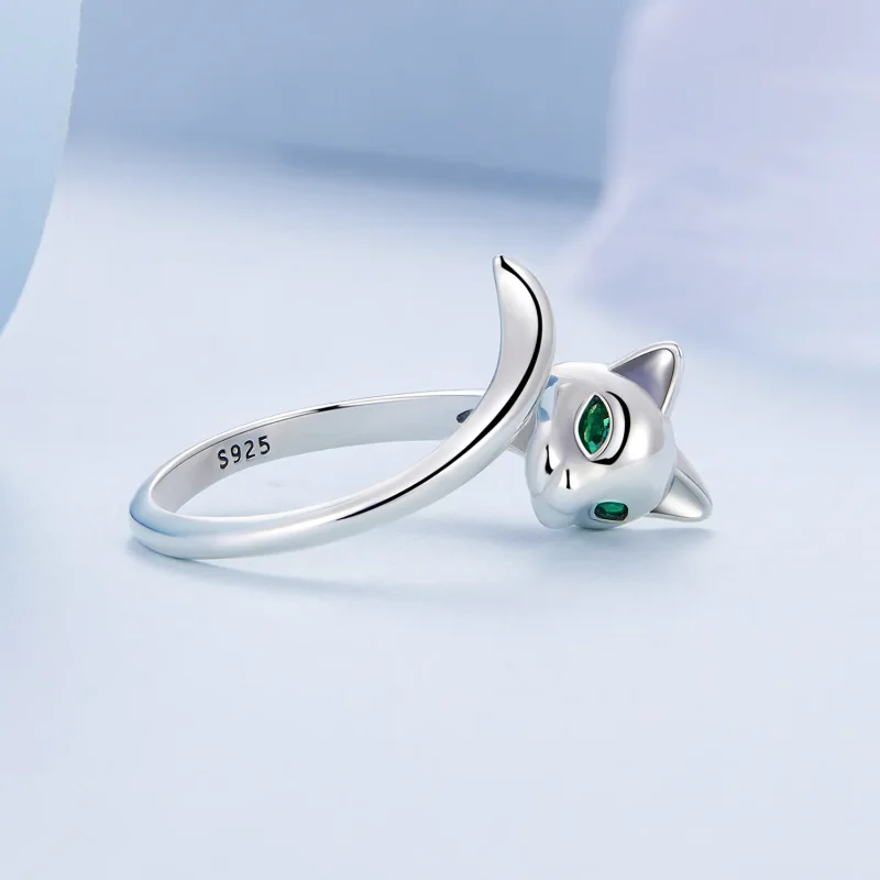 (imagine pentru) Inel deschis stil Pandora cu vulpe - BSR313 - Vizualizare 3