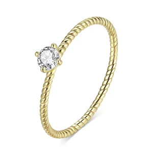 Inel Tip Pandora cu Atemporal placat cu aur de 14 k - SCR716 (imagine pentru) Inel Tip Pandora cu Atemporal placat cu aur de 14 k - SCR716