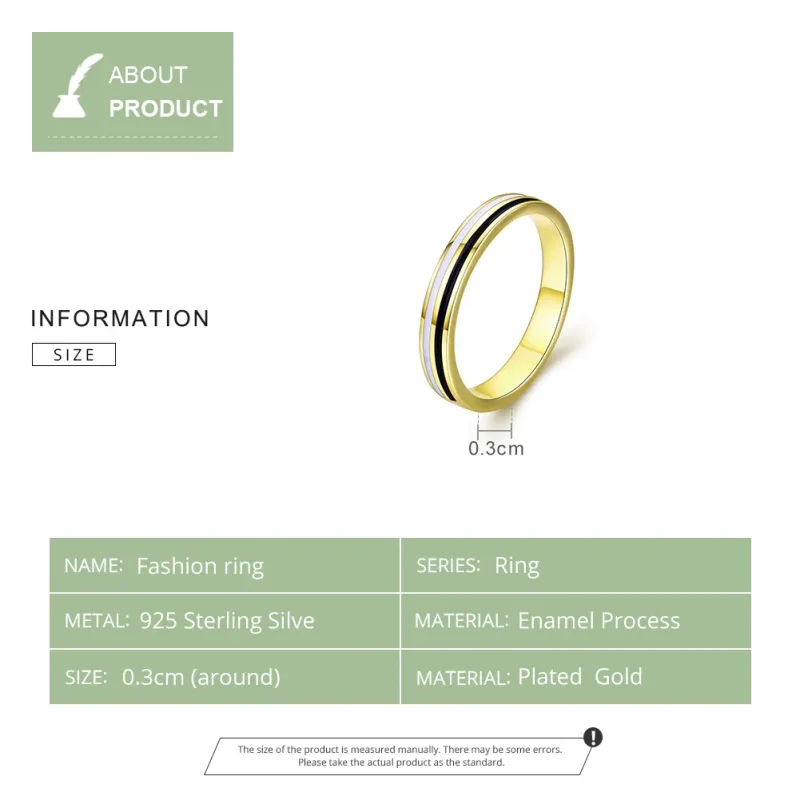 (imagine pentru) Inel Tip Pandora cu Modă placat cu aur de 14 k - SCR523 - Vizualizare 6