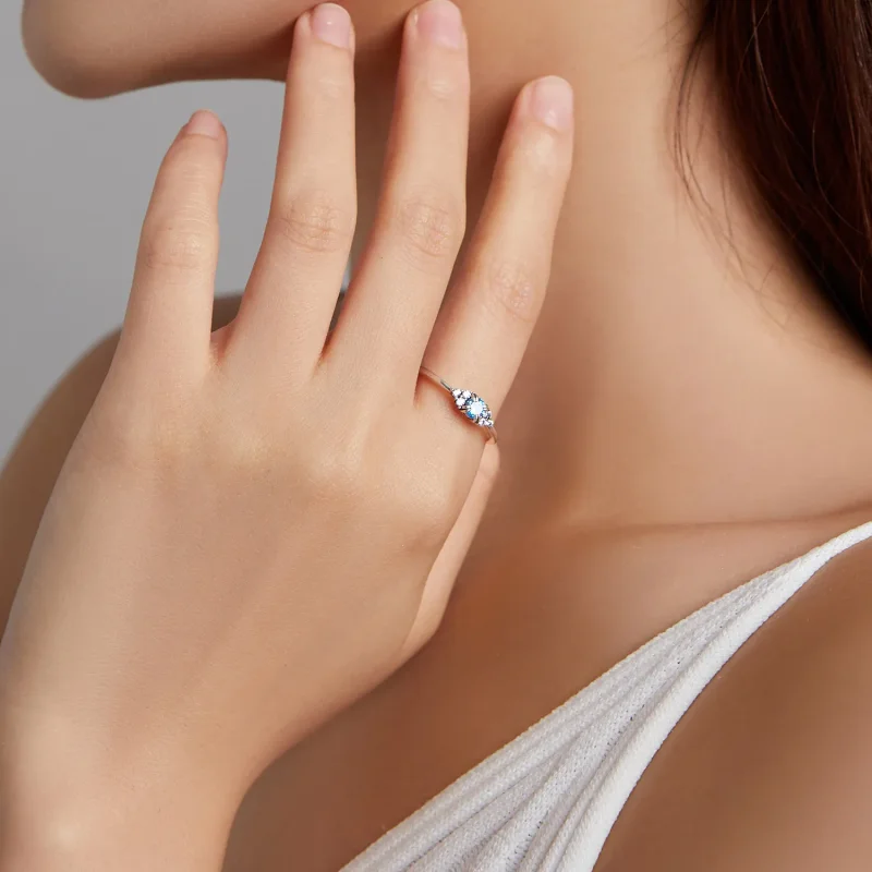 (imagine pentru) Inel Pandora Style Iubire Eternă - SCR534-BU - Vizualizare 5