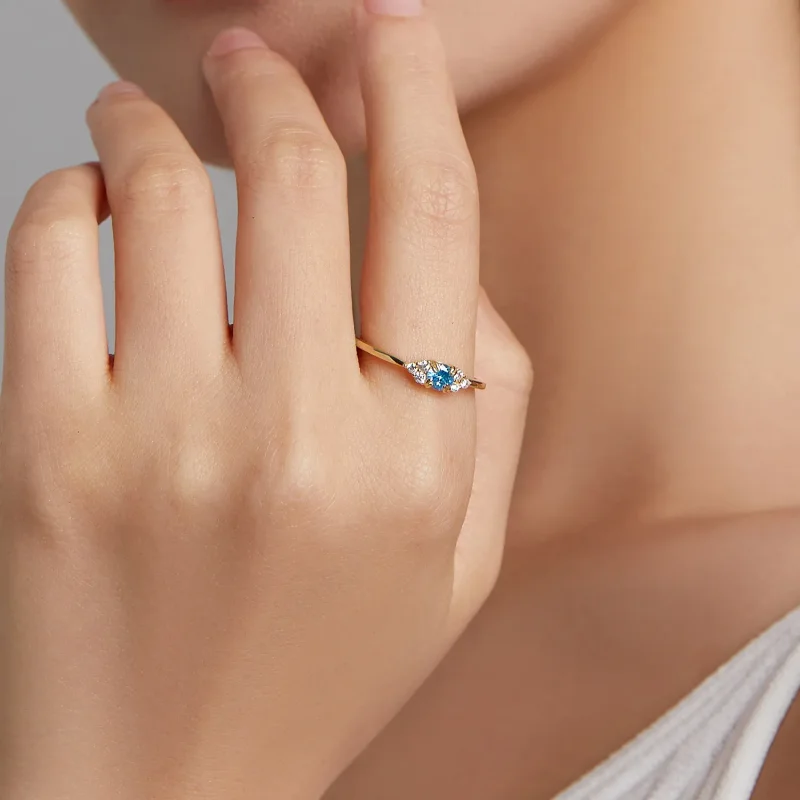 (imagine pentru) Inelul de stil Pandora Eternal Love - SCR534-LB - Vizualizare 5