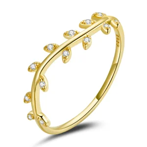 (imagine pentru) Pandora Style Beautiful Leaves Ring - BSR210