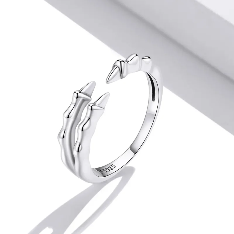 (imagine pentru) Pandora Style Dark Claws Open Ring - SCR728 - Vizualizare 2