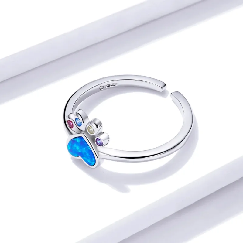 (imagine pentru) Pandora Style Dream Crown Open Ring - BSR172 - Vizualizare 3