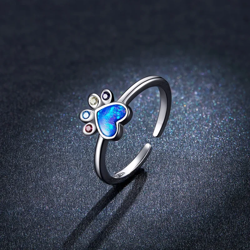 (imagine pentru) Pandora Style Dream Crown Open Ring - BSR172 - Vizualizare 5