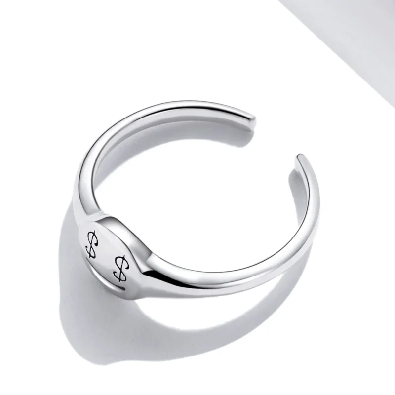 (imagine pentru) Pandora Style Emoji - Vezi banii cu ochii deschiși - Inel reglabil - SCR738 - Vizualizare 4