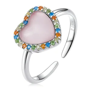 (imagine pentru) Pandora Style Girl Love Open Ring - SCR803