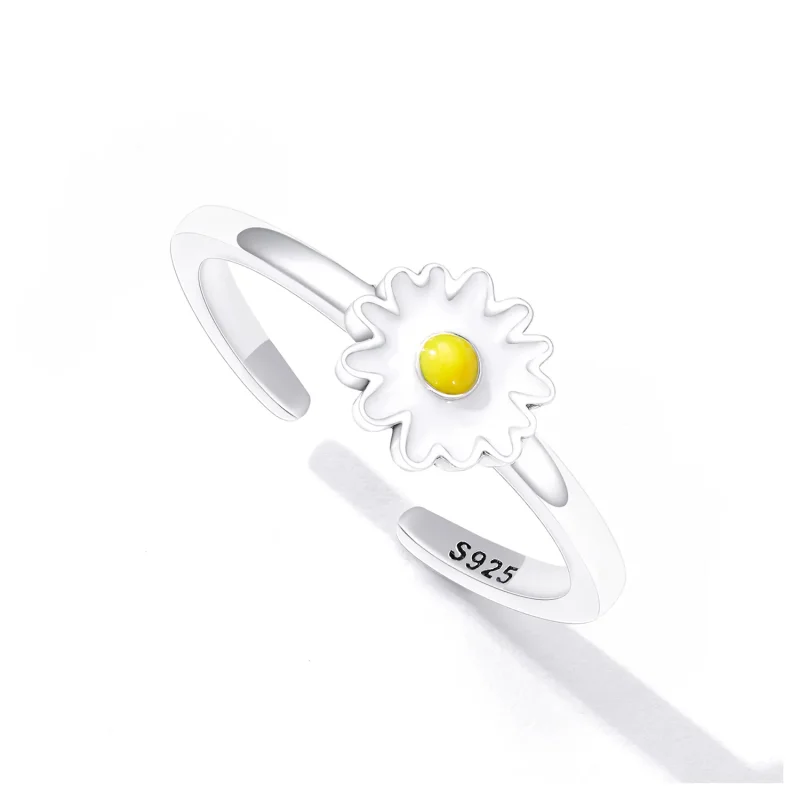 (imagine pentru) Pandora Style Little Daisy Open Ring - SCR811 - Vizualizare 3