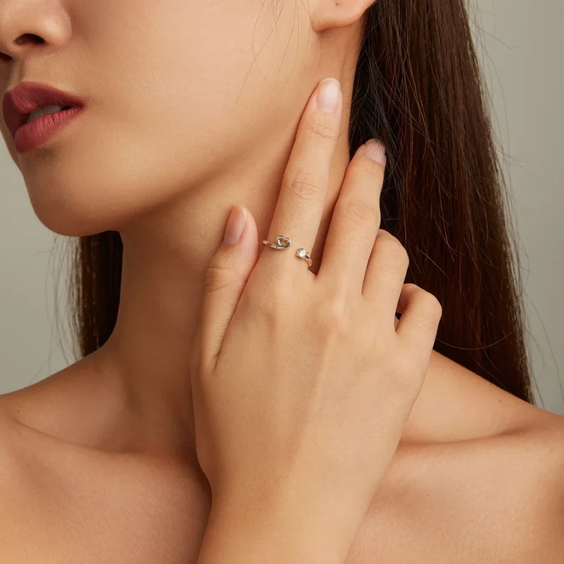 (imagine pentru) Pandora Style Love Open Ring - SCR870 - Vizualizare 4