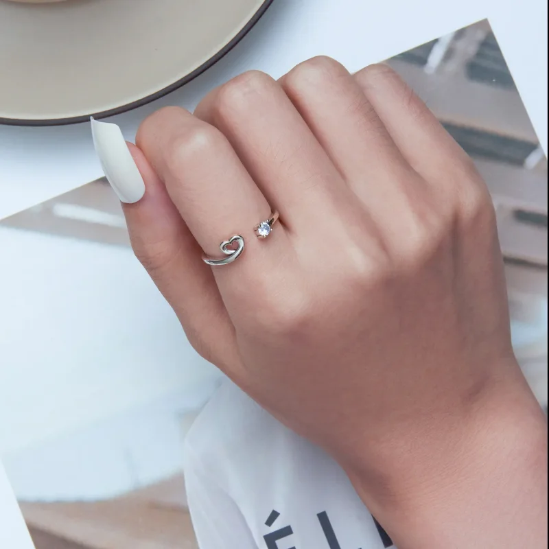 (imagine pentru) Pandora Style Love Open Ring - SCR870 - Vizualizare 5