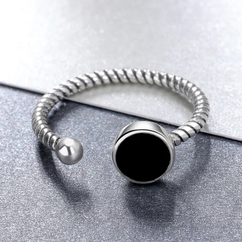(imagine pentru) Pandora Style Modern Geometry Open Ring - VSR157 - Vizualizare 2