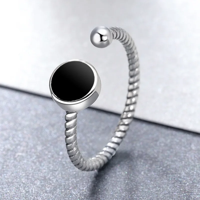 (imagine pentru) Pandora Style Modern Geometry Open Ring - VSR157 - Vizualizare 3