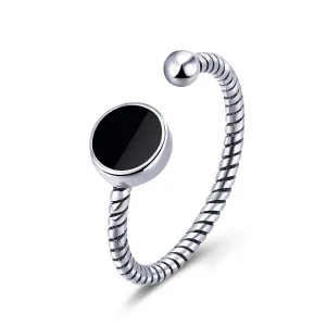 (imagine pentru) Pandora Style Modern Geometry Open Ring - VSR157