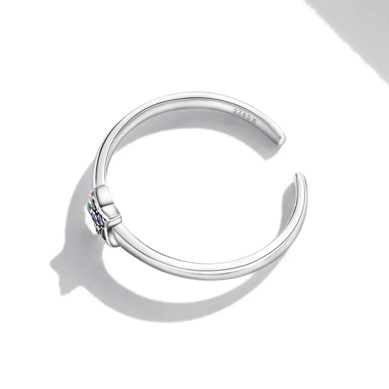 (imagine pentru) Pandora Style Shine Star Open Ring - SCR777 - Vizualizare 4