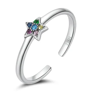 (imagine pentru) Pandora Style Shine Star Open Ring - SCR777