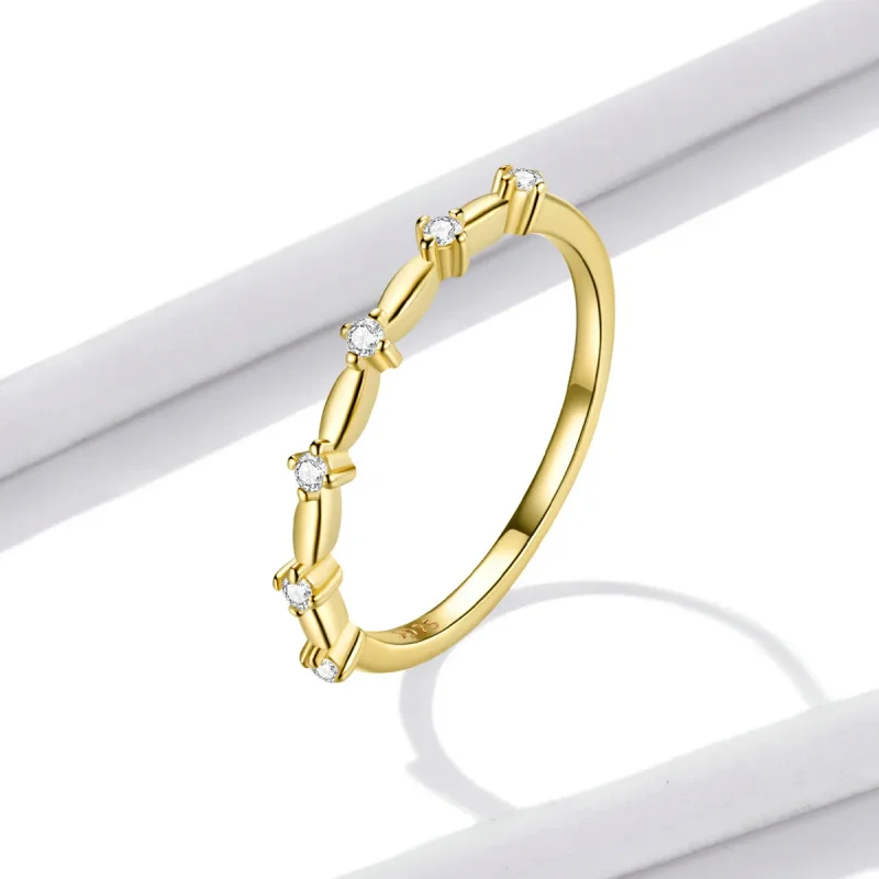 (imagine pentru) Stil Pandora simplu - Inel Starry - BSR206 - Vizualizare 2