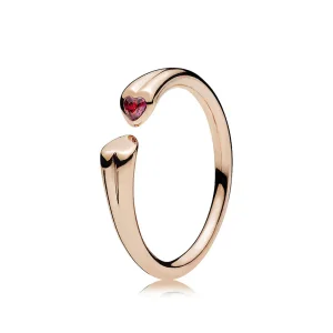 Două inimi - 186570CZR - Inele PANDORA (imagine pentru) Două inimi - 186570CZR - Inele PANDORA