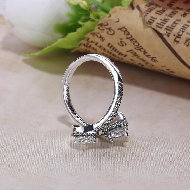 (imagine pentru) Eleganţă abstractă - 191031CZ - Inele PANDORA - Vizualizare 3