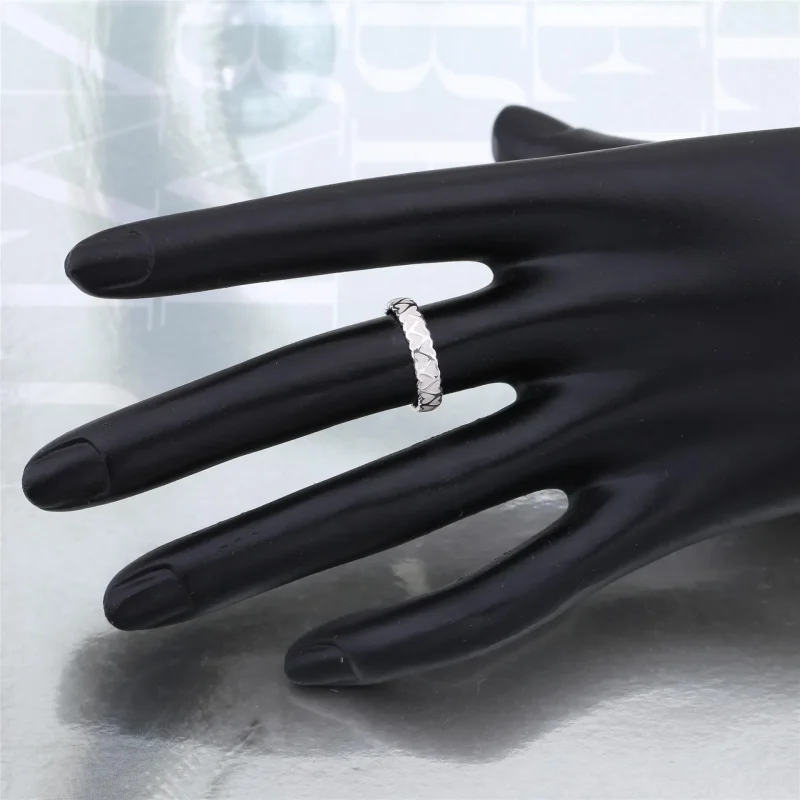 (imagine pentru) Heart silver ring with silver enamel - 190975EN23 - Inele PANDOR - Vizualizare 4