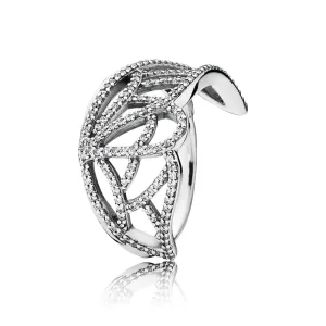 (imagine pentru) Inel aripă de fluture din argint 925 şi zirconiu cubic - 190937C