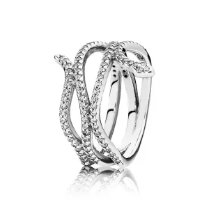 (imagine pentru) Inel cu şarpe din argint 925, cu zirconiu cubic - 190954CZ - Ine