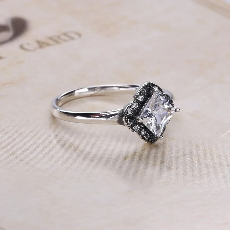 (imagine pentru) Inel din argint 925, cu zirconiu cubic strălucitor - 190966CZ - - Vizualizare 3