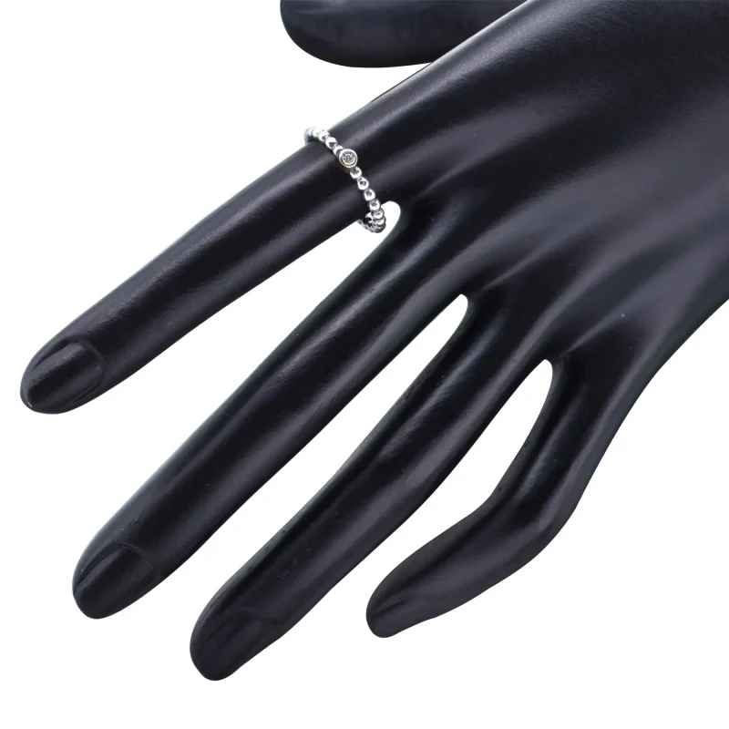 (imagine pentru) Inel din argint cu aur de 14k, diamant 0.03 ct TW h/vs - 190214D - Vizualizare 4