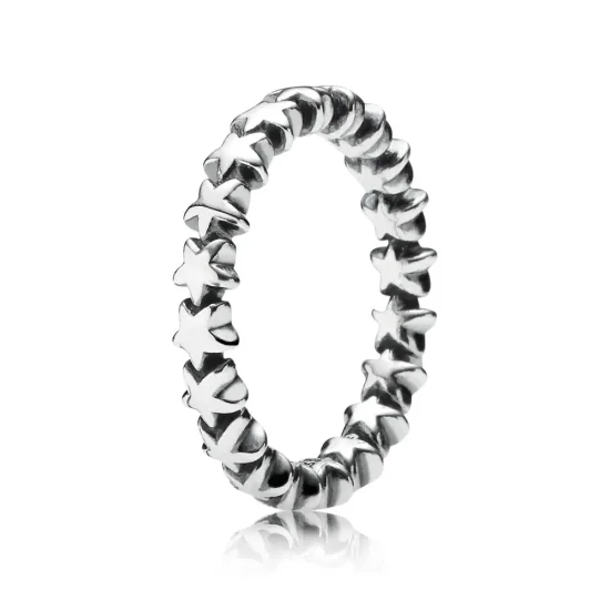 (imagine pentru) Inel din argint cu stele - 190911 - Inele PANDORA