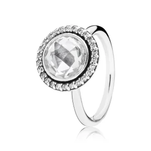 (imagine pentru) Inel din argint cu zirconiu cubic - 190904CZ - Inele PANDORA