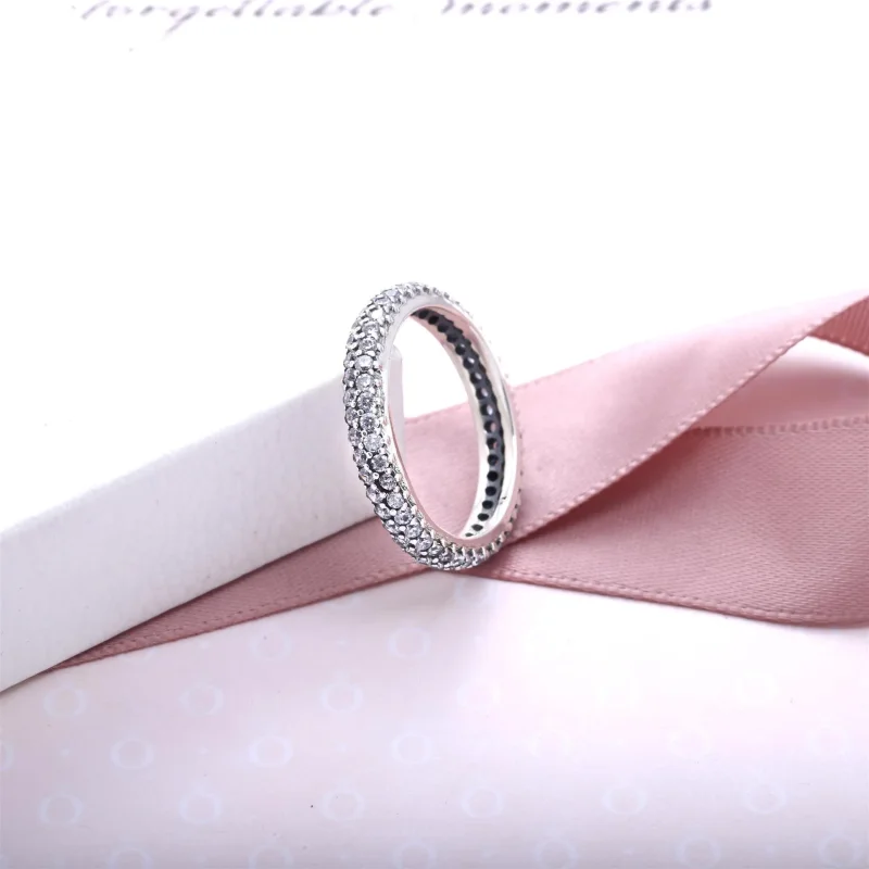 (imagine pentru) Inel din argint cu zirconiu cubic - 190909CZ - Inele PANDORA - Vizualizare 3