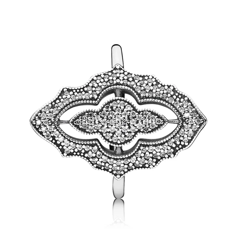 (imagine pentru) Inel din argint cu zirconiu cubic - 190917CZ - Inele PANDORA - Vizualizare 2