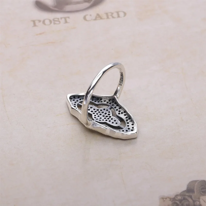 (imagine pentru) Inel din argint cu zirconiu cubic - 190917CZ - Inele PANDORA - Vizualizare 4