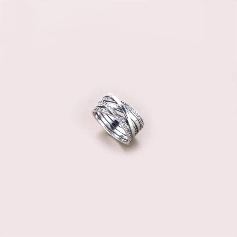 (imagine pentru) Inel din argint cu zirconiu cubic - 190919CZ - Inele PANDORA - Vizualizare 2