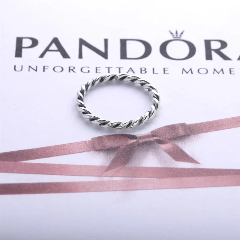 (imagine pentru) Inel, rasucire argintie - 190602 - Inele PANDORA - Vizualizare 2