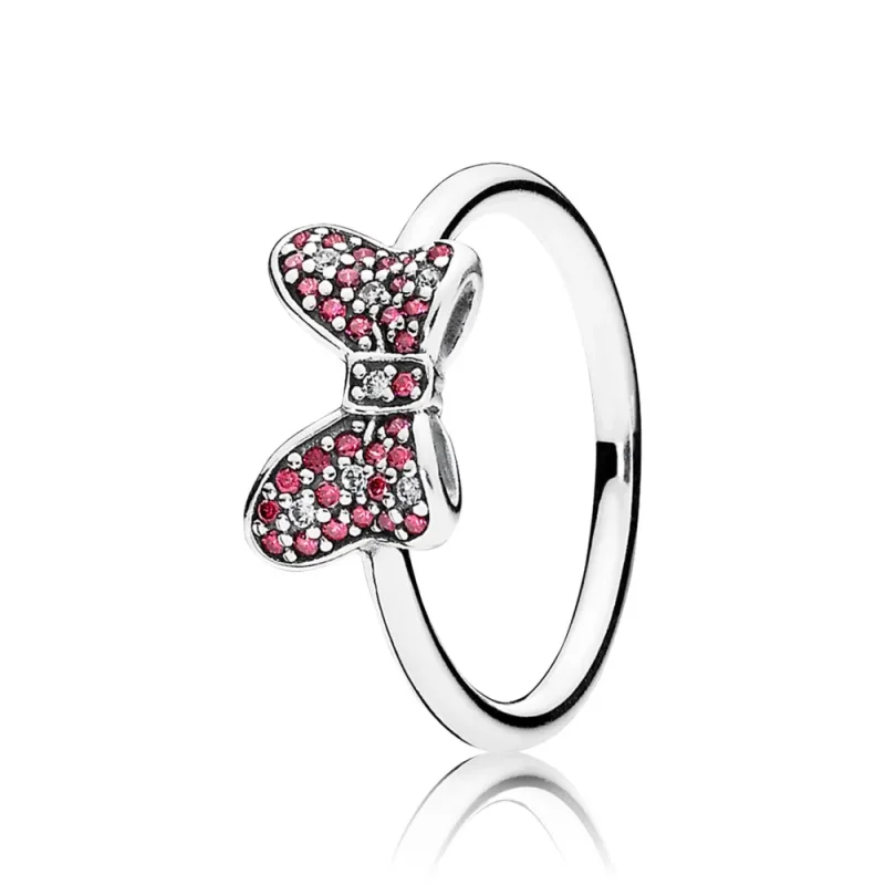 (imagine pentru) Pandantiv PANDORA, Disney, Minnie's spumant Bow din argint