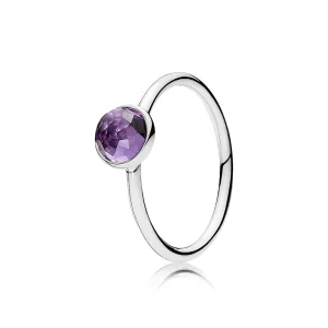 (imagine pentru) Pandantiv PANDORA, Februarie droplet Birthstone din argint